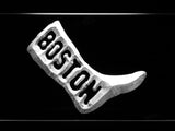 Boston Red Sox (13) LED Neon Sign USB - White - TheLedHeroes