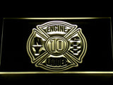 FREE New York Fire Dept. C10 LED Sign - Yellow - TheLedHeroes
