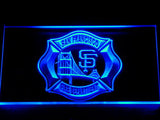 FREE San Francisco Fire Dept. LED Sign - Blue - TheLedHeroes