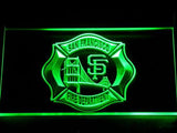 San Francisco Fire Dept. LED Neon Sign USB - Green - TheLedHeroes