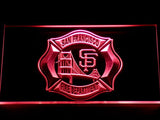 FREE San Francisco Fire Dept. LED Sign - Red - TheLedHeroes
