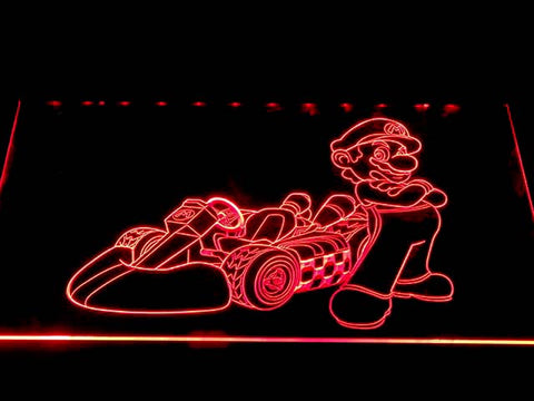 FREE Mario Kart LED Sign - Red - TheLedHeroes