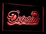 Miami Dolphins LED Sign - Red - TheLedHeroes