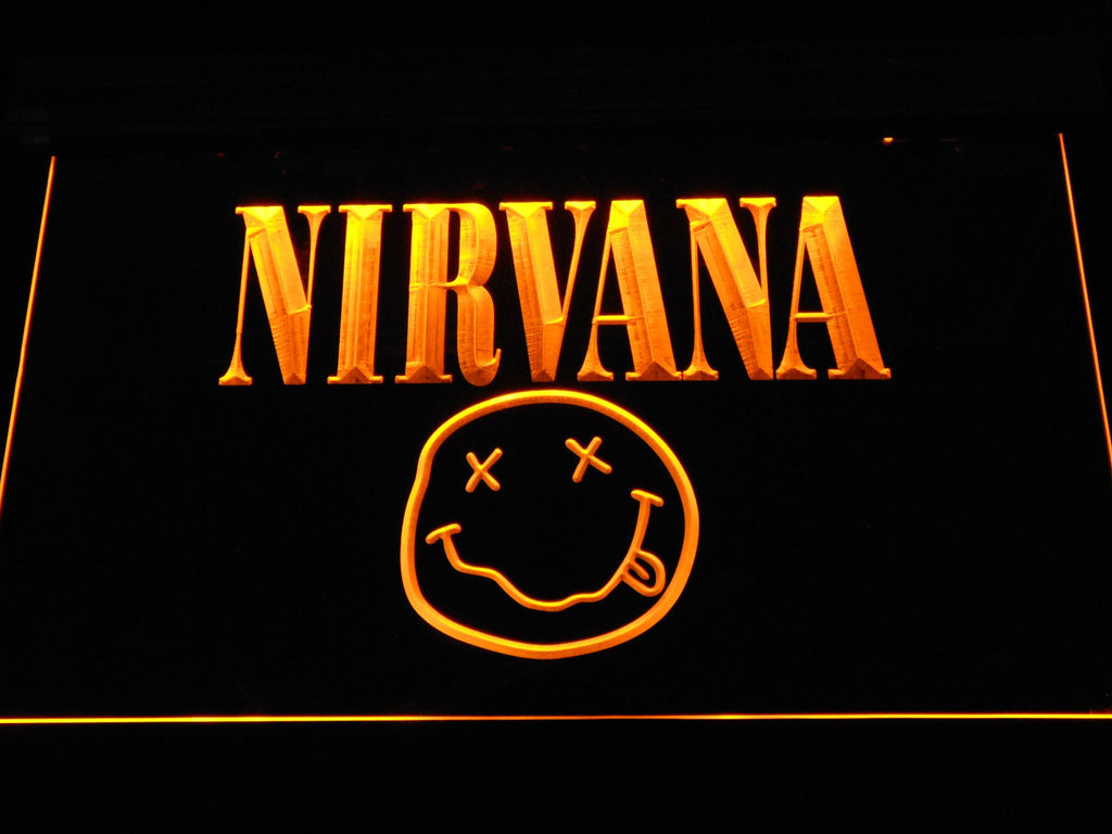 Nirvana LED Neon Sign USB - Yellow - TheLedHeroes