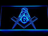 FREE Freemason (2) LED Sign - Blue - TheLedHeroes