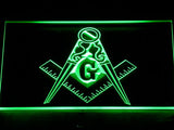 FREE Freemason (2) LED Sign - Green - TheLedHeroes