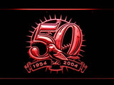 Baltimore Orioles 50th Anniversary LED Neon Sign Electrical - Red - TheLedHeroes