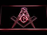 FREE Freemason (2) LED Sign - Red - TheLedHeroes