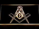 FREE Freemason (2) LED Sign - Yellow - TheLedHeroes