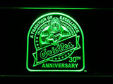 Baltimore Orioles 30th Anniversary LED Neon Sign USB - Green - TheLedHeroes