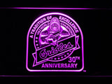 Baltimore Orioles 30th Anniversary LED Neon Sign Electrical - Purple - TheLedHeroes