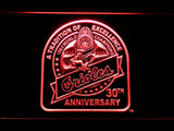 Baltimore Orioles 30th Anniversary LED Neon Sign USB - Red - TheLedHeroes