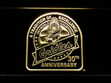 Baltimore Orioles 30th Anniversary LED Neon Sign USB - Yellow - TheLedHeroes