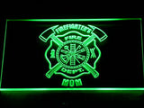 FREE Firefighter's Dept. Mom LED Sign - Green - TheLedHeroes