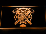 FREE Firefighter's Dept. Mom LED Sign - Orange - TheLedHeroes
