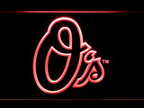 Baltimore Orioles (6) LED Neon Sign Electrical - Red - TheLedHeroes