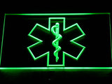 FREE Emergency Medical Services (2) LED Sign - Green - TheLedHeroes