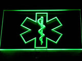 Emergency Medical Services (2) LED Neon Sign USB - Green - TheLedHeroes