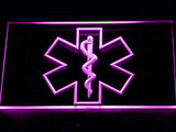 Emergency Medical Services (2) LED Neon Sign USB - Purple - TheLedHeroes