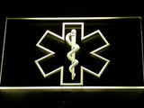 FREE Emergency Medical Services (2) LED Sign - Yellow - TheLedHeroes
