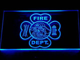 Irish Firefighter's LED Neon Sign Electrical - Blue - TheLedHeroes
