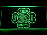 Irish Firefighter's LED Neon Sign Electrical - Green - TheLedHeroes