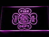 Irish Firefighter's LED Neon Sign Electrical - Purple - TheLedHeroes