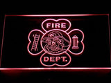 Irish Firefighter's LED Neon Sign Electrical - Red - TheLedHeroes