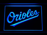 Baltimore Orioles (9) LED Neon Sign USB - Blue - TheLedHeroes