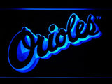 Baltimore Orioles (10) LED Neon Sign USB - Blue - TheLedHeroes