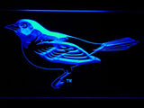 Baltimore Orioles (11) LED Neon Sign Electrical - Blue - TheLedHeroes