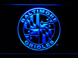 Baltimore Orioles (12) LED Neon Sign USB - Blue - TheLedHeroes