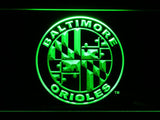 Baltimore Orioles (12) LED Neon Sign USB - Green - TheLedHeroes