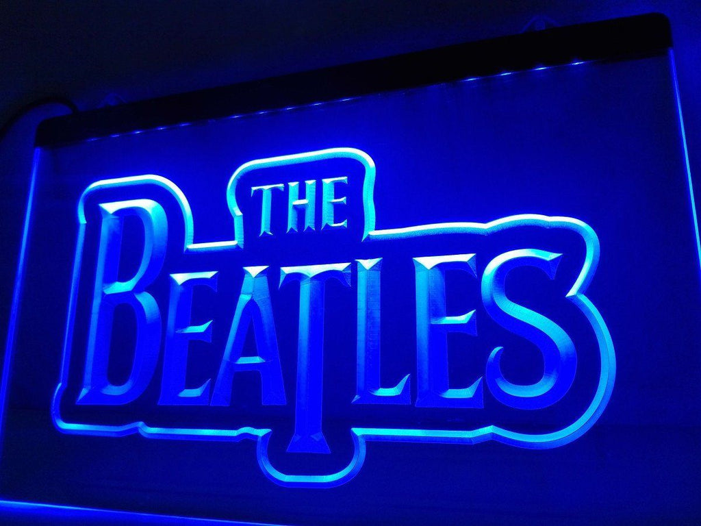 The Beatles LED Neon Sign USB - Blue - TheLedHeroes