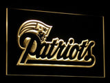 New England Patriots LED Sign - Yellow - TheLedHeroes