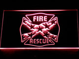 FREE Fire Rescue LED Sign - Red - TheLedHeroes