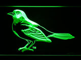 Baltimore Orioles (14) LED Neon Sign USB - Green - TheLedHeroes