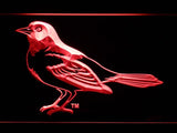 Baltimore Orioles (14) LED Neon Sign USB - Red - TheLedHeroes