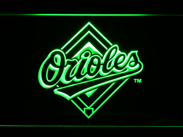 FREE Baltimore Orioles (15) LED Sign - Green - TheLedHeroes