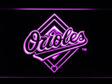 Baltimore Orioles (15) LED Neon Sign Electrical - Purple - TheLedHeroes