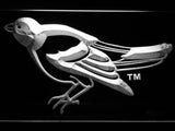 Baltimore Orioles (16) LED Neon Sign USB - White - TheLedHeroes