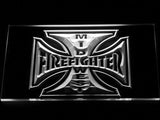 FREE Mid West Firefighter's LED Sign - White - TheLedHeroes
