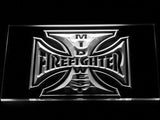 Mid West Firefighter's LED Neon Sign Electrical - White - TheLedHeroes