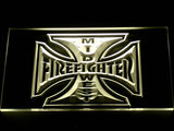 FREE Mid West Firefighter's LED Sign - Yellow - TheLedHeroes