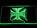 West Coast Firefighter's LED Neon Sign Electrical - Green - TheLedHeroes