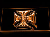 West Coast Firefighter's LED Neon Sign Electrical - Orange - TheLedHeroes