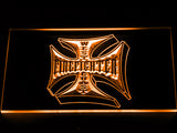 FREE West Coast Firefighter's LED Sign - Orange - TheLedHeroes
