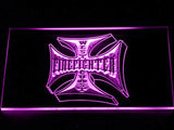 West Coast Firefighter's LED Neon Sign Electrical - Purple - TheLedHeroes