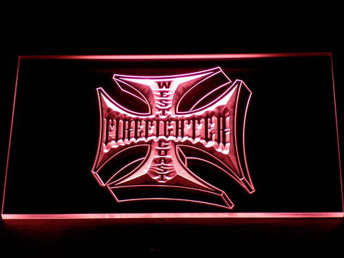 FREE West Coast Firefighter's LED Sign - Red - TheLedHeroes
