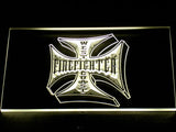 FREE West Coast Firefighter's LED Sign - Yellow - TheLedHeroes